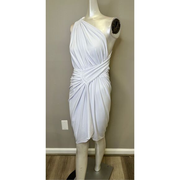 NWT J.Angelique Valeria Mini Dress in White solid Knit Size M $295 - Picture 8 of 10